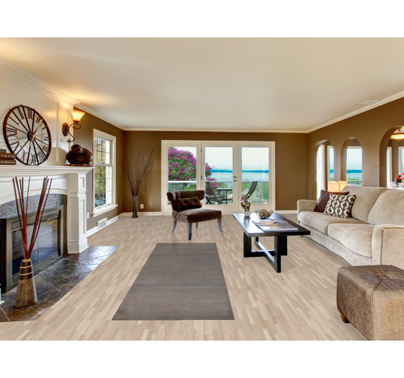 Gray Gabbeh Modern Runner Rug 3x10