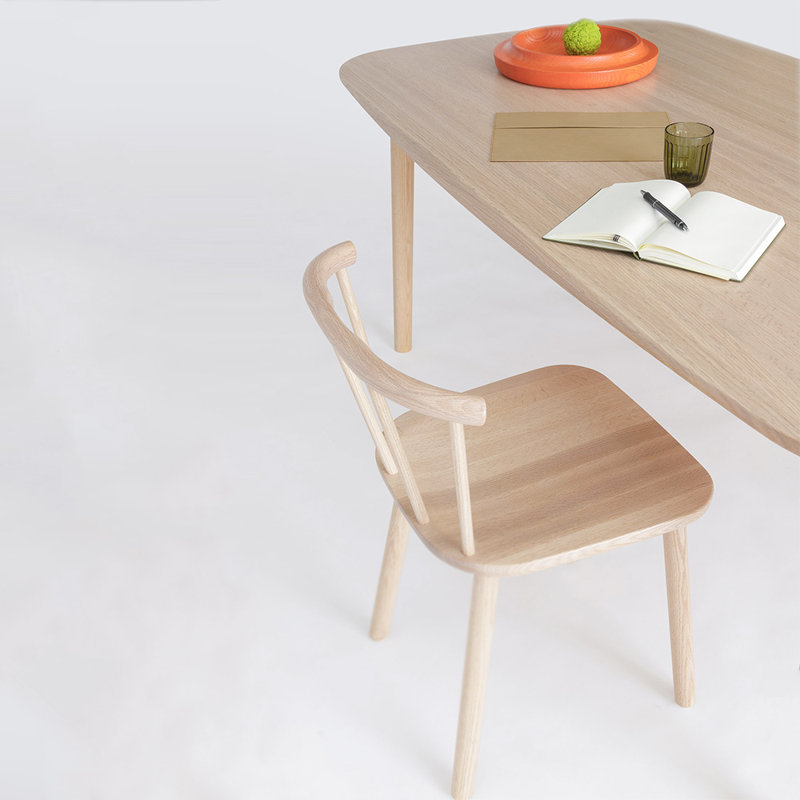 Studio Oak Dining Table, 29" H x 72" L x 40" D, Oak Nature