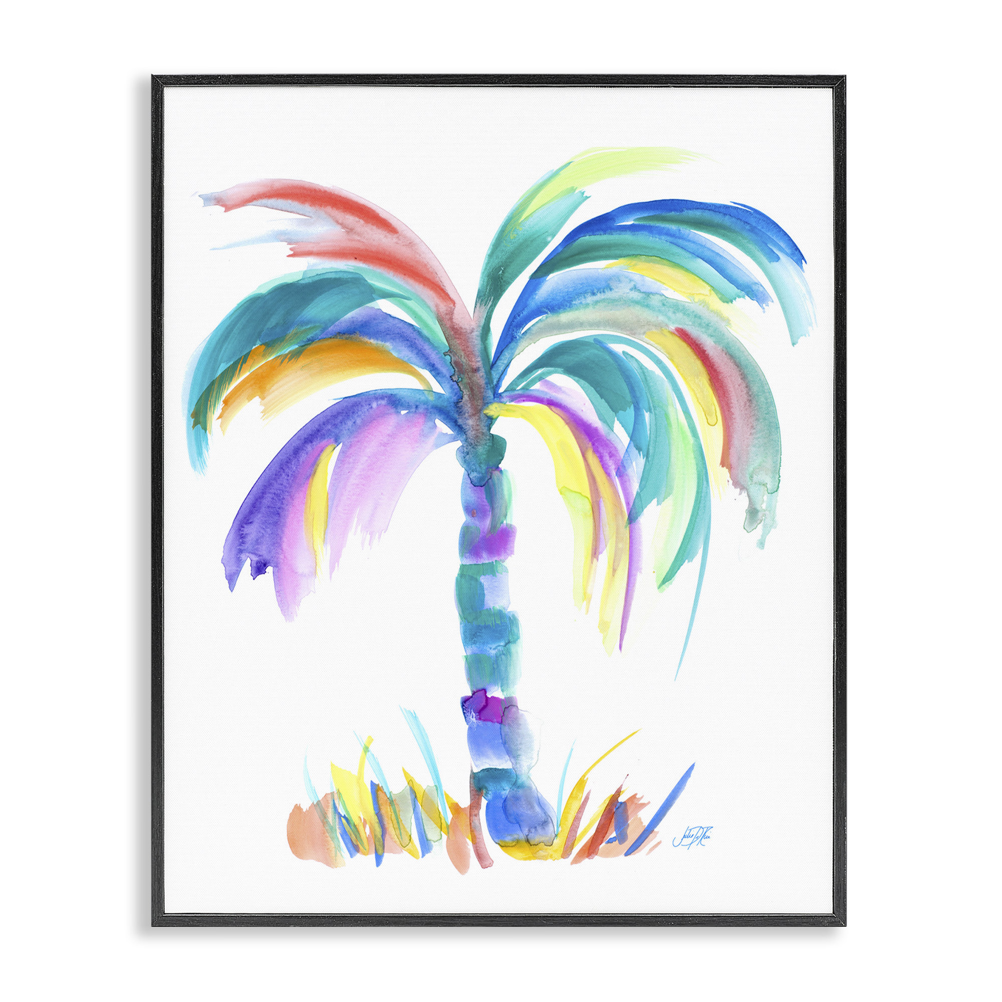 Bay Isle Home™ Brushed Palm Tree Giclee Art by Julie DeRice - Wayfair ...