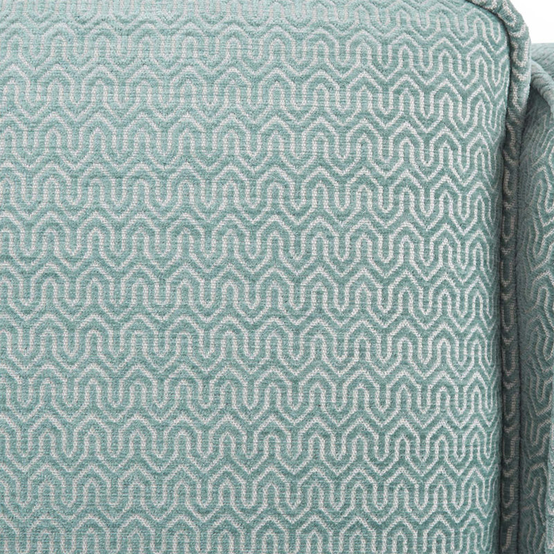 Chaise d'appoint pivotante durable avec support pivotant à 360 ° et fabrication solide, Blue Chenille