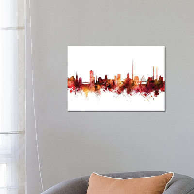 Dublin, Ireland Skyline by Michael Tompsett - Wrapped Canvas Gallery-Wrapped Canvas Giclée