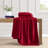Tommy Hilfiger Solid Plush Marine Blanket-113658384-113658386