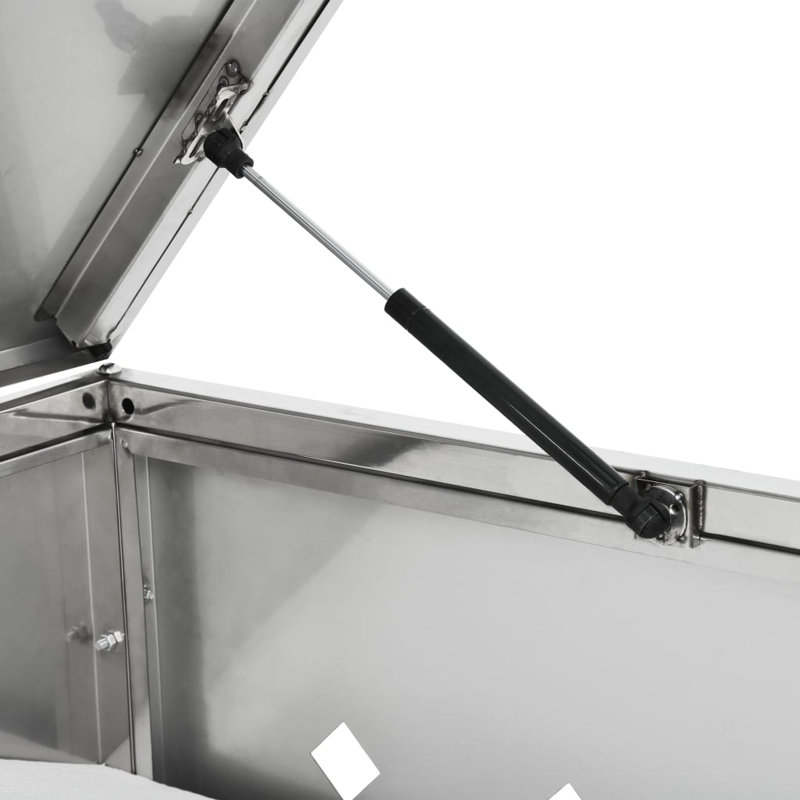 Remise à ordures horizontale en acier inoxydable l 9,06 pi. X P 2,54 pi. Curson, 1 bac