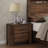 Oak 2-Drawer Nightstand