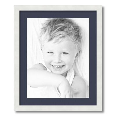 Wood Matte Picture Frame with Mat