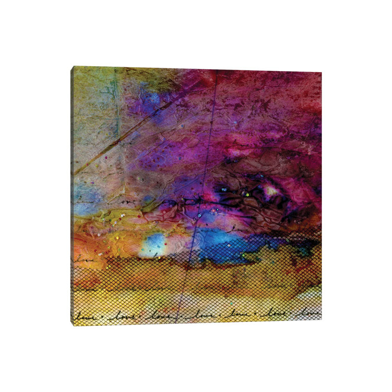 Simply Love II - Wrapped Canvas Painting, 30.48 cm H x 30.48 cm W