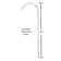 Exposed  Shower System 48" Wall Mounted Set with 7"Centre and Cross Handles