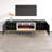 Gerlef 80" Modern TV Stand with Electric Fireplace, High Gloss Finish, Wall-Mounted-1955594442