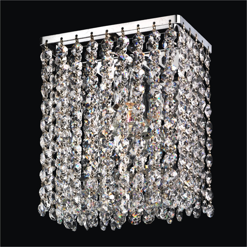 Plafonnier encastré carré unique 7 po 1-light
