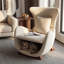 Chaise d'appoint rembourrée avec espace de rangement pour animaux de compagnie Doris-125096630