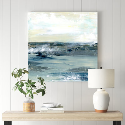 " Coastal Blues I " by Lila Bramma Painting Print