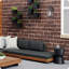 Applique murale en acier Delwood