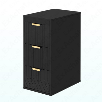 Wall Mounted Floating Cabinet, 12Inch Side Cabinet With Drawers, Mutifunctional Cabinet For Bathroom, Living Room (Bathroom Vanity Not Included)