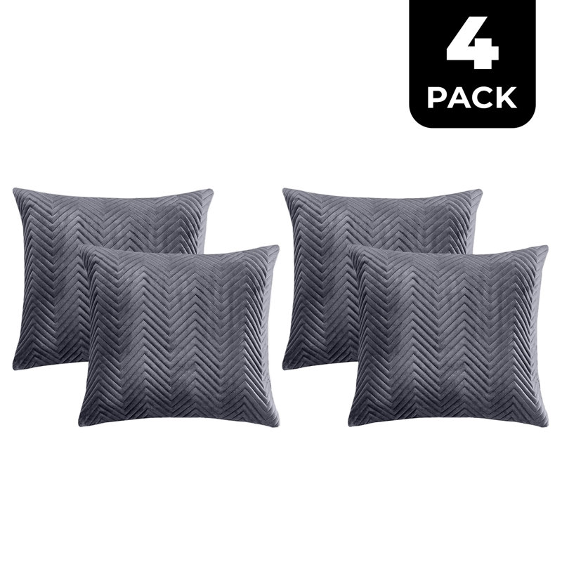 Square Cushion Cover, Grey