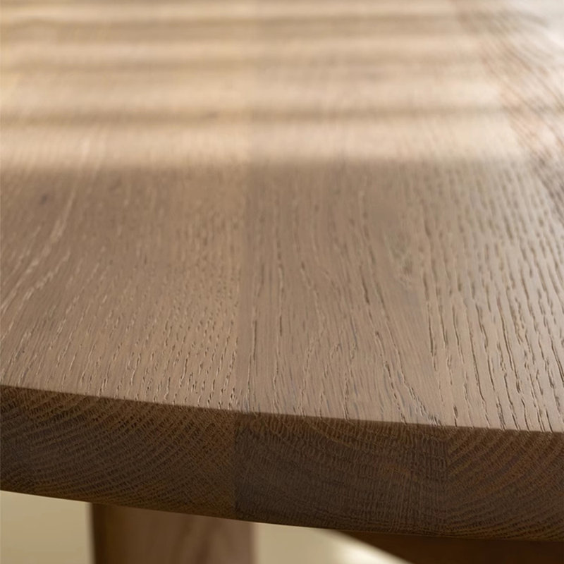 Ensemble de table à manger moderne et simple en bois massif, 29.5" H x 55" W x 55" D, 9 Pieces: Table, 8 Chairs