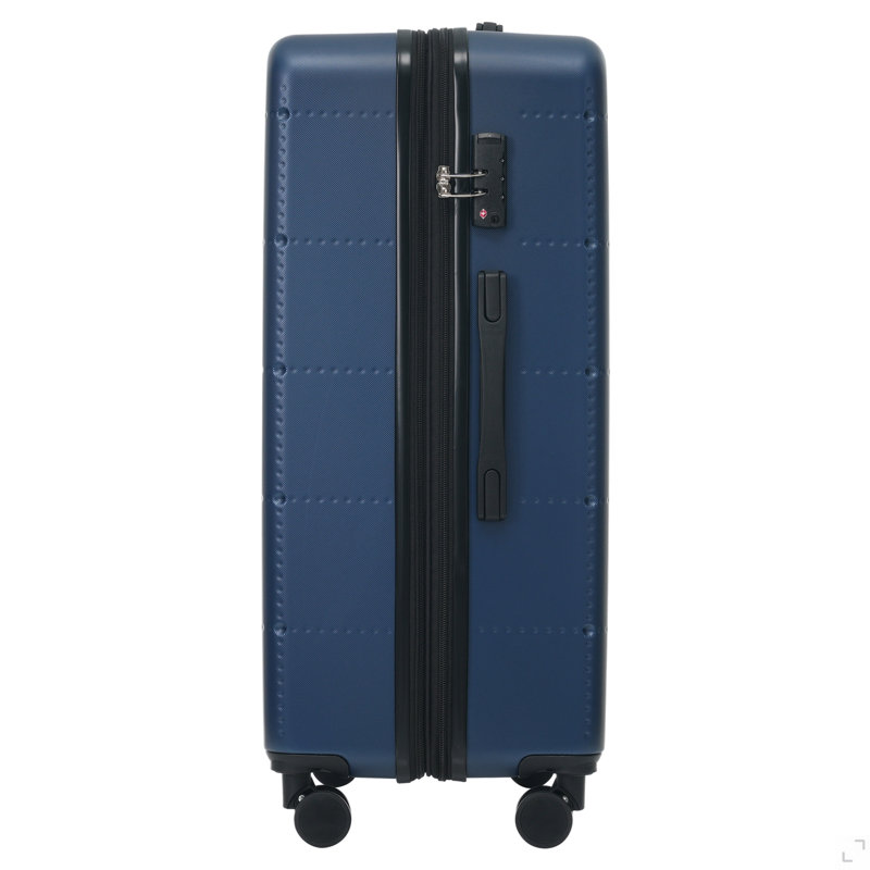 Ensemble de valises rigides 5 pièces avec sacs, bagage à main semi-ouvert 20 po avec port USB, bagage extensible 24 po 28 po avec roulettes doubles verrou TSA