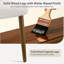 Chaise rembourrée en bois massif sans formaldéhyde avec assemblage facile et finition à base d'eau-869925765