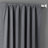 Flint Millstone Grey Solid 100% Cotton Light Filtering Curtains - Single Panel Drapes-23151636-23151633