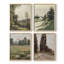 «Vintage Landscape CCXL III», ensemble de 4 encadrés-1849529896