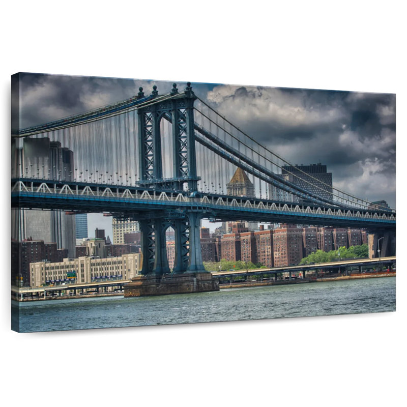 Lilie Blustery Manhattan Bridge, H 8 po x l 12 po