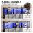 Upholstered Headboard for King Size Bed with Storage, Headboards with Outlets, USB Ports and LED Lights, King Size Headboard Only, Height Adjustable, Sturdy and Stable Headboard, Grey-736405233