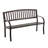 Black Metal Arch Bench