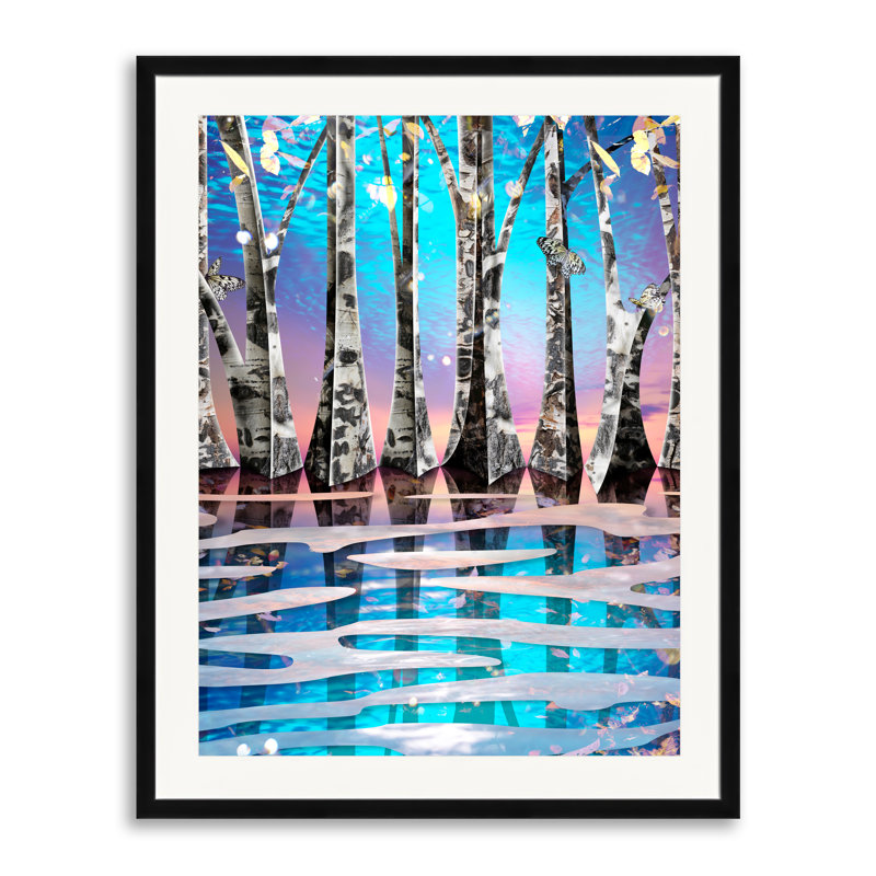 «I Feel Your Light» par Leslie Kell - impression, Papier avec cadre noir, H 31,25 po x l 25,25 po