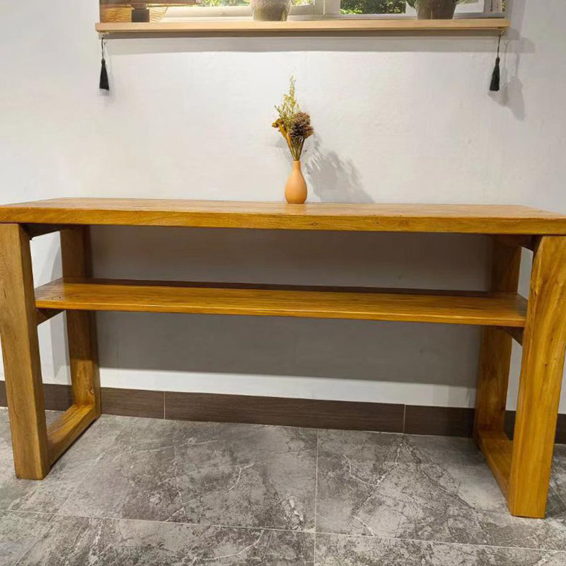 Simple Modern Solid Wood Console Table, 29.5" H x 70.9" W x 23.6" D