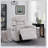 Nairi Ivory Leather Aire Power Motion Recliner with Lift, Heating & Massage Function