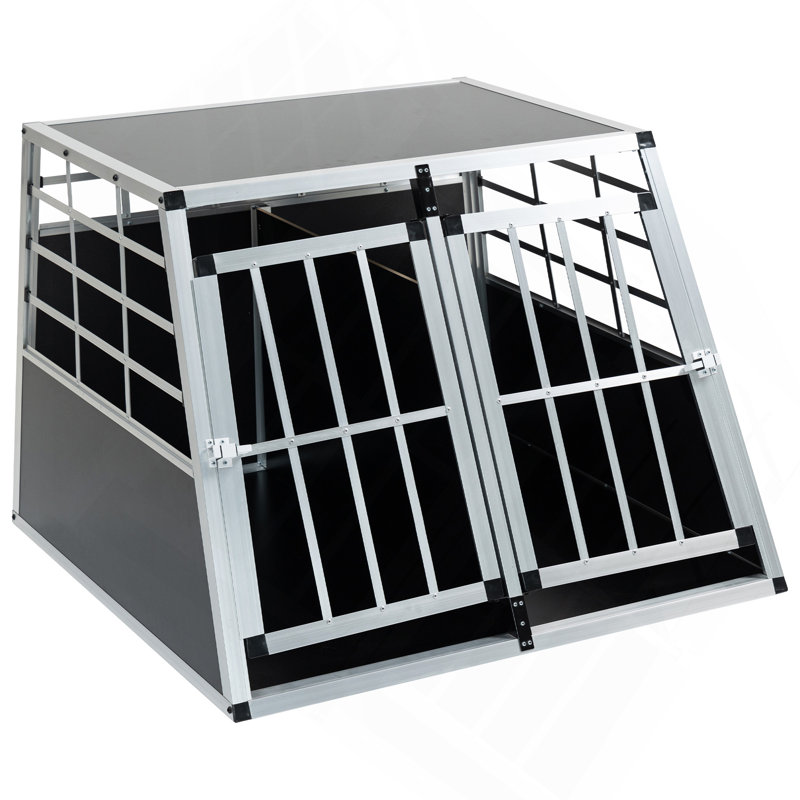 Cage de transport pour chiot en aluminium