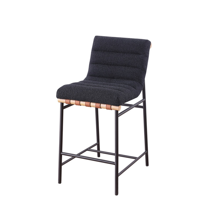 Chaise à hauteur de comptoir Lahni 17,75 po Boucle