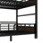 Metal Queen Over Queen Bunk Bed with Loft Conversion - Separable Into Loft and Single Bed, Raised Rail Guard-404145902-404145903