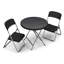 Round 5 - Piece 4 - Person 81cm L Outdoor Table Set Dining Set