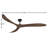 Swell 80" Indoor/Outdoor Smart Wooden Ceiling Fan with Remote-58550300-58550301