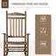 Chaise berçante à haut dossier Traditional-384199078