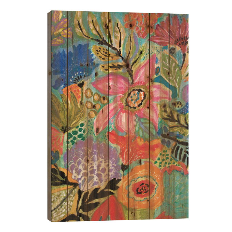 Secret Garden Floral II, H 26 po x l 18 po x P 1,5 po