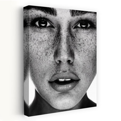 «Freckles Beauty», art mural contemporain abstrait