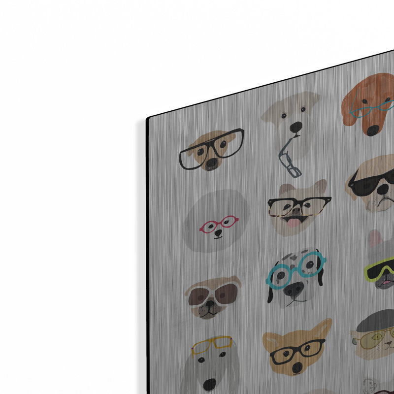 «Dogs With Glasses» par Hanna Melin, H 16 po x l 12 po