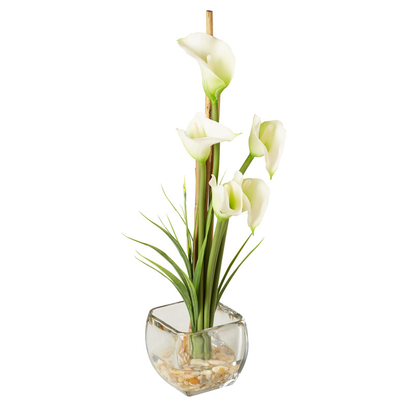 Centre de table Calla Lilies, Crème