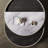 Light luxury creative rotating smiley tea table
