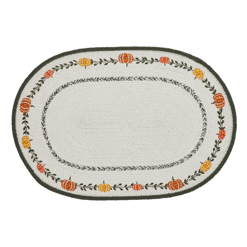 Napperon Pumpkin Bounty, 13 po x 19 po