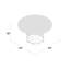 Laurel Canyon Bollinger Round Dining Table with Glass Top-33947666