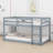 Floor Bunk Bed With Ladder-1109979434