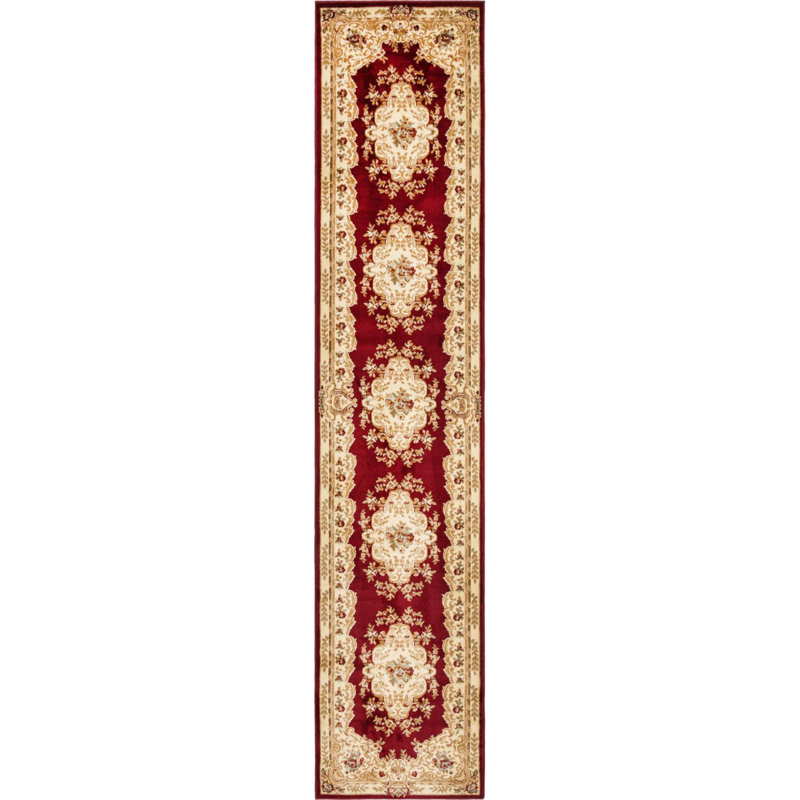 Aracelia Oriental Indoor Rug, Runner 2' x 6'1", Red