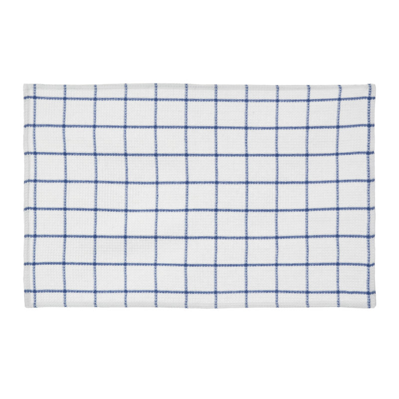 Serviette de cuisine solo gaufres, Bleu