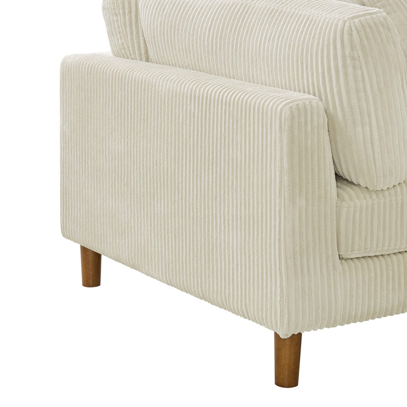 Caliyah 76.5'' Corduroy Sofa
