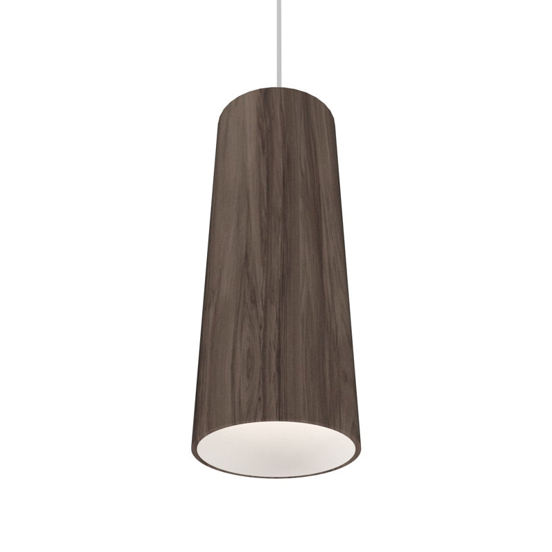 1 - Light Pendant, American Walnut