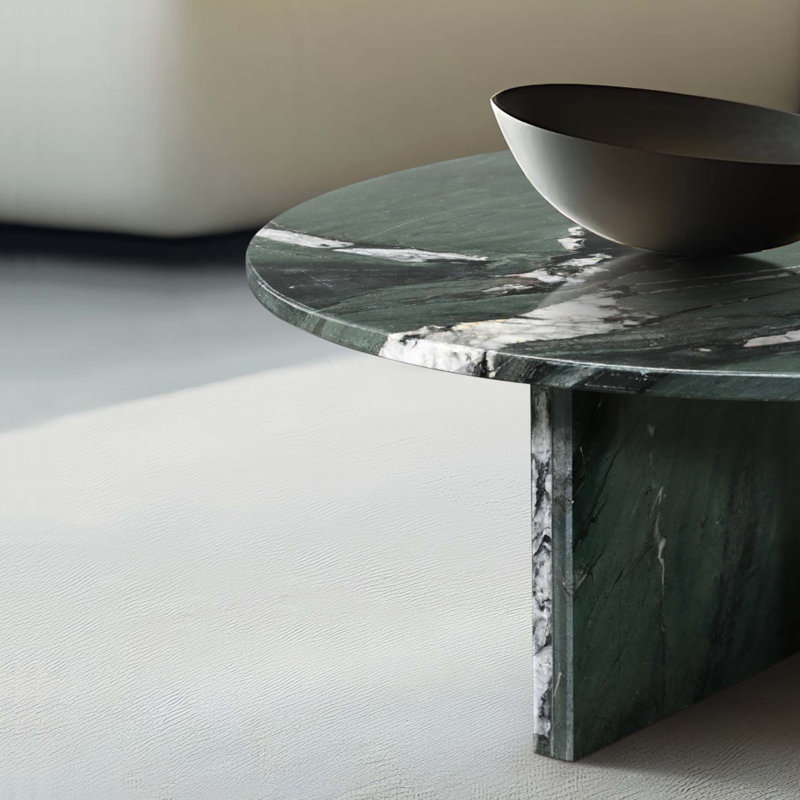 Table basse en marbre naturel, Vert