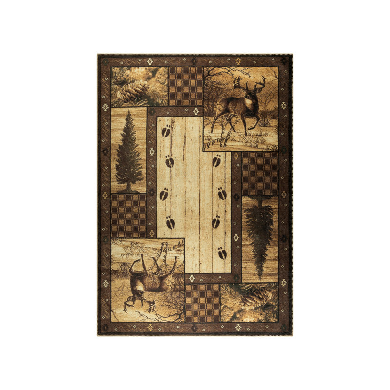 Tapis lavable à la machine Niverville, Rectangle 7 pi 10 po x 10 pi