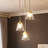 Dawne 3 - Light Gold Pendant